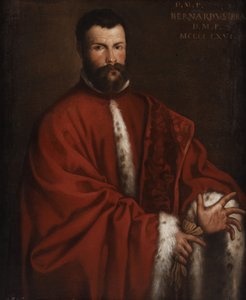 ベネチアの治安判事ベルナルドブラの死後の肖像画（1466年） 作： Alessandro Varotari